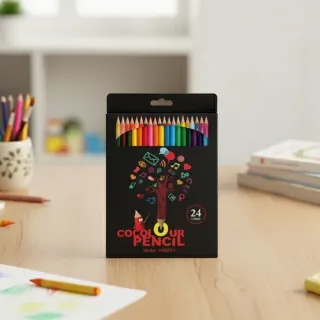 Color Pencils – 18/24/12 Colors (7 Inches) – HB Lead